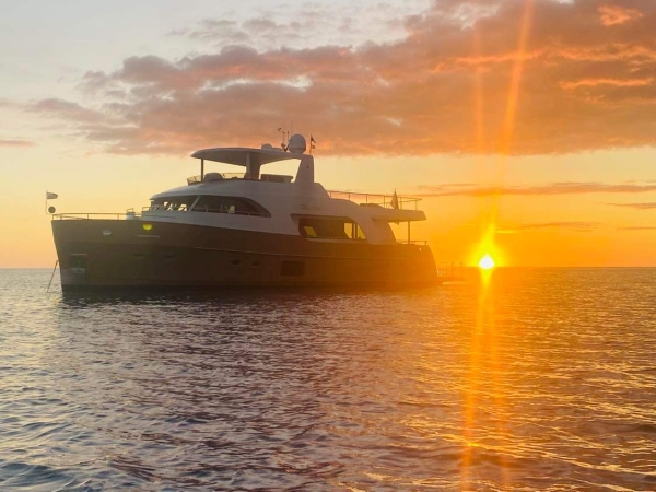 Olive. Fiji sunset.